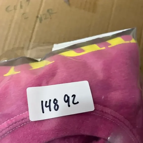 Nirvana Sweatshirt Womens Size S/M Pink Tie-Dye Graphic Pullover Band Crewneck - Picture 9 of 9